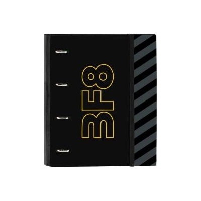 BlackFit8 Папка с пръстени BlackFit8 Zone Черен 27 x 32 x 3.5 cm