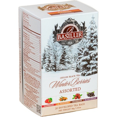 Basilur Winter Berries Assorted přebal 20 x 2 g