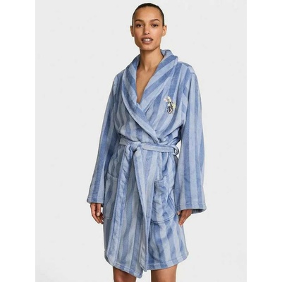 Victoria's Secret župan Cozy Plush modrý