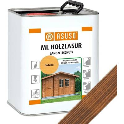 Olejová lazura na dřevo Asuso ML Holzlasur ořech 2,5 l