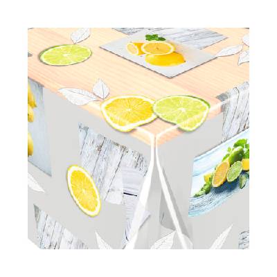 PVC obrus metráž Lemon šírka 140 cm