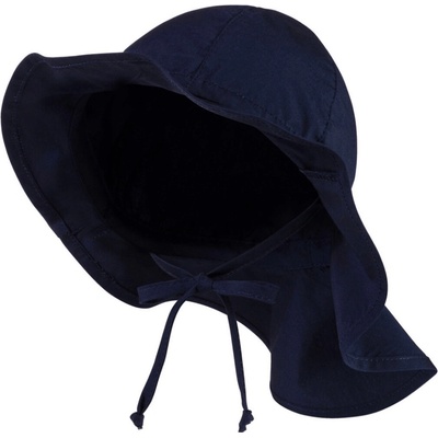 STERNTALER Detský UV klobúk flapper plátno UV+ modráSTERNTALER