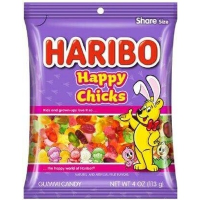 Haribo bonbony ve tvaru kuřátek s ovocnými příchutěmi 113 g