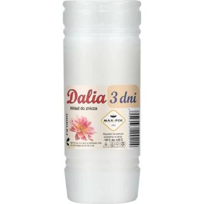 Sada 10 parafínových náplní Dalia 15 cm doba horenia 72 h