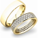 SP-61040 Zlaté snubní prsteny SP-61040