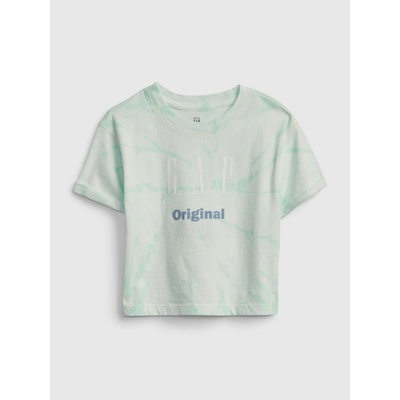 Gap logo dětské tričko modrá