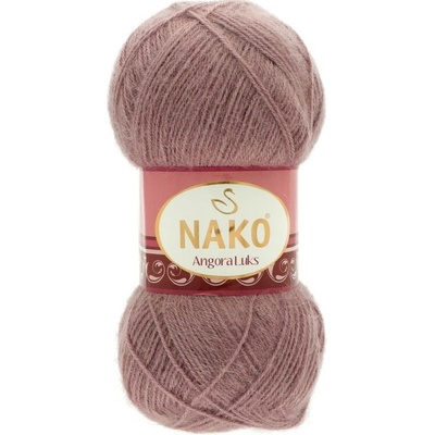 Nako Angora Luks 10155 fialovo hnedá