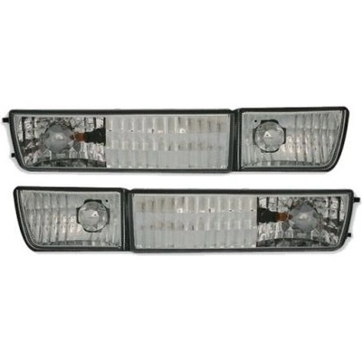 Кристални мигачи с декоративен халоген за Golf 3 / Vento - хром