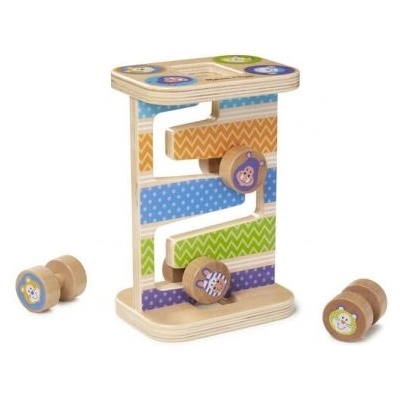 Melissa & Doug - Дървена зиг-заг кула - Сафари (40125)