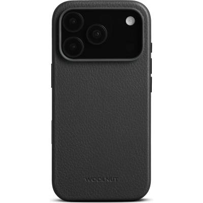 WOOLnut Leather Case for iPhone 17 Pro - Black (K-WN-IP17P-C-3165-BK)