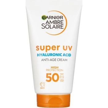 Garnier Ambre Solaire Super UV Anti-Age Protection Cream opalovací krém na obličej SPF50 50 ml