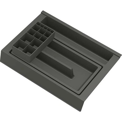 GOLLINUCCI Koupelnový organizér s přísl. pro hloubku 350 mm, antracit 241x322x85