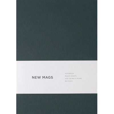 New Mags Linajkovaný zošit Moss Green A5