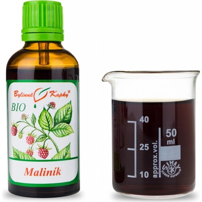 Bylinné kapky Maliník BIO kapky tinktura 50 ml