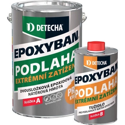 Epoxyban epoxidová barva na podlahy, pro extrémní zátěž, šedá, 5 kg