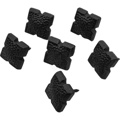 Výprodej Kovaný čtvercový hřebík Kříž s texturou, 30 mm (sada 6 ks) - Outlet