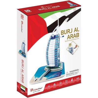 CubicFun 3D Пъзел BURJ AL ARAB C065h (1000936F)