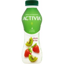 Danone Activia Probiotický jogurtový nápoj jahoda a kiwi 280 g
