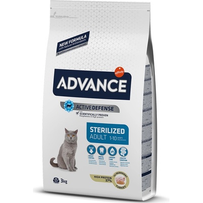 Advance Cat Sterilized Turkey 2 x 3 kg