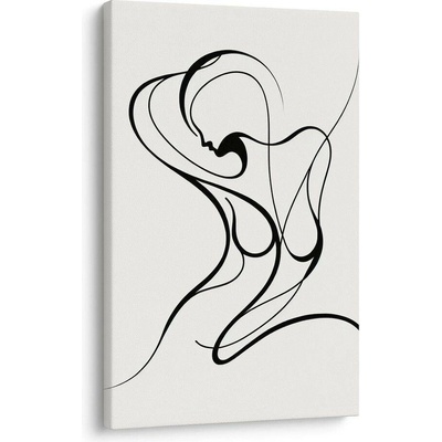 Obraz abstraktní linie ženy - 60x90