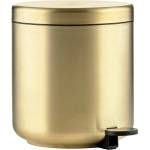 ZONE Кошче за боклук с педал от неръждаема стомана в месингов цвят 4 l Ume Brass - Zone (36626)