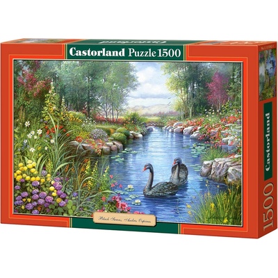 Castorland Пъзел Castorland от 1500 части - Черни лебеди (C-151042-2)