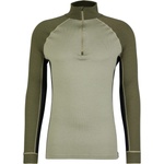 Stoic Мъжко мериносово термобельо Stoic Merino240 BengtSt. Half Zip Merino base layer - Olive Green / Multi - размер XL (015-2085-0715)