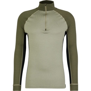 Stoic Мъжко мериносово термобельо Stoic Merino240 BengtSt. Half Zip Merino base layer - Olive Green / Multi - размер XL (015-2085-0715)