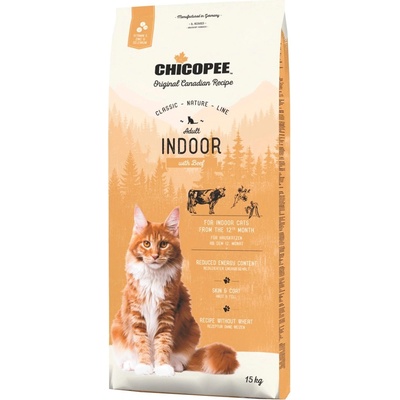 Chicopee Classic Nature Line Adult Indoor-Храна за домашни котки с говеждо месо 15 кг
