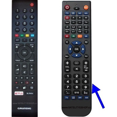 Diaľkový ovládač Grundig TS1
