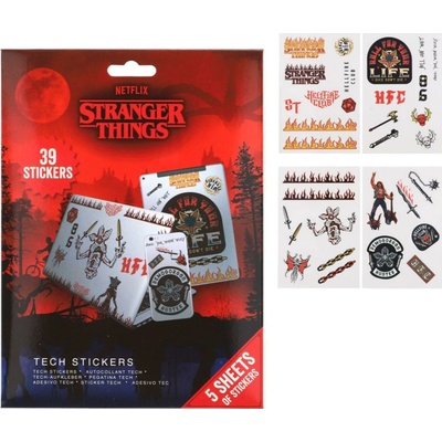 Samolepky technické Stranger Things 4