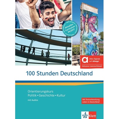 100 Stunden Deutschland (A2-B1) – Hybride Ausgabe – Kurs./Übungsbuch + MP3 allango.net + Lizenz (24 Monate)