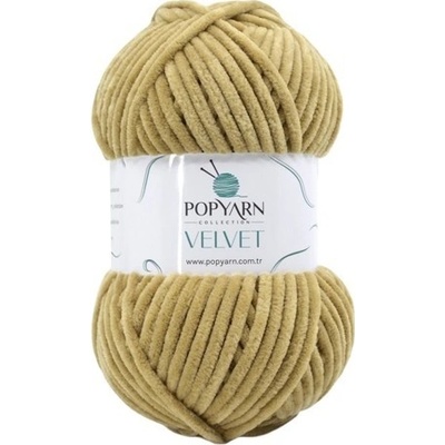 POPYARN Pletací příze Velvet B018 - béžová