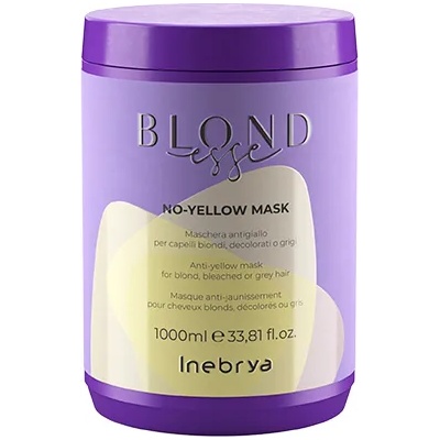 Inebrya BLONDESSE No-Yellow маска за коса срещу жълтеникавите оттенъци 1000 мл