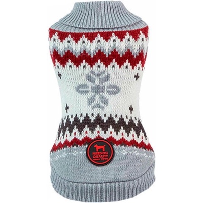 Jersey Snowflake Gris пуловер за куче - кг