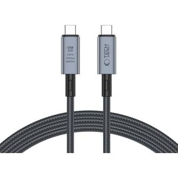 Tech-Protect Кабел USB-C / USB-C 4.0 240W и 8K 200 см - Tech-Protect UltraBoost Max - Сив (5906302308996)