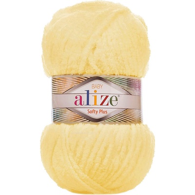 Alize příze Softy Plus 13 světle žlutá