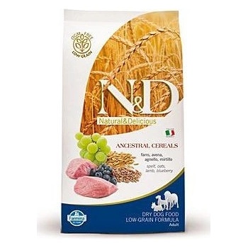 N&D Ancestral Grain Low Grain Dog Adult Lamb & Blueberry 0,8 kg