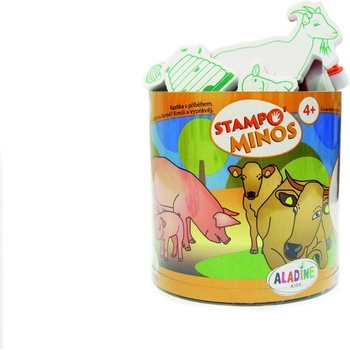 StampoMinos razítka s příběhem zvířátka na statku