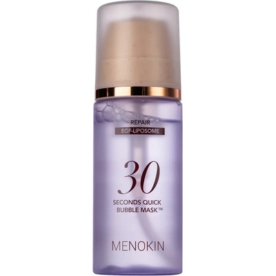 MENOKIN 30 Seconds Quick Bubble Mask Repair Opravná penová maska na tvár 95 ml