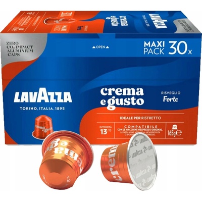 Lavazza Kapsle pro Nespresso Crema e Gusto Forte 30 ks