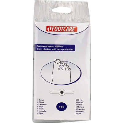 FOOTCARE náplasť na kuriatka, s granulátom, 9+9 ks