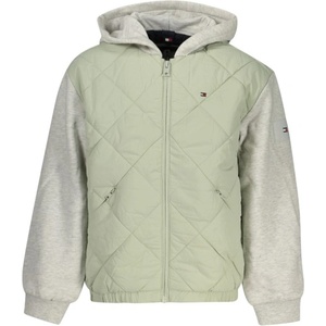 Tommy Hilfiger Яке за деца tommy hilfiger, Размер 8a, Цвят Зелено (kb0kb09736_vem1c)