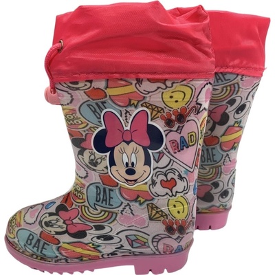 Setino dievčenské gumáky Minnie Mouse ružové