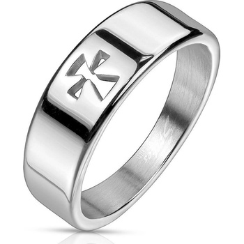 Spikes USA Ocelový prsten templářský kříž OPR0115