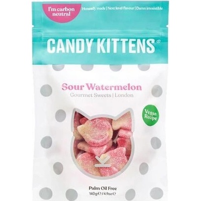 Candy Kittens Eton Mess žvýkací bonbony s příchutí kyselého vodního melounu 140 g