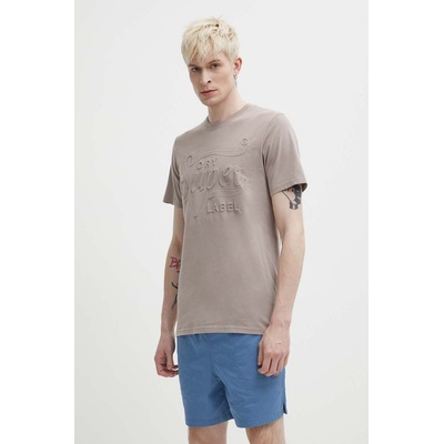 Superdry Памучна тениска Superdry в бежово с принт (M1011915A.1PC)