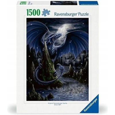 RAVENSBURGER Černý drak 1500 dílků