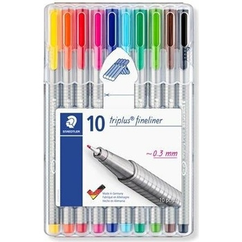 Staedtler Triplus 334 10 farieb