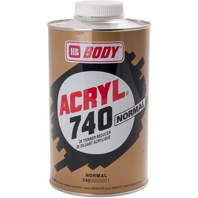 HB BODY 740 Acryl Normal Thinner, 1L